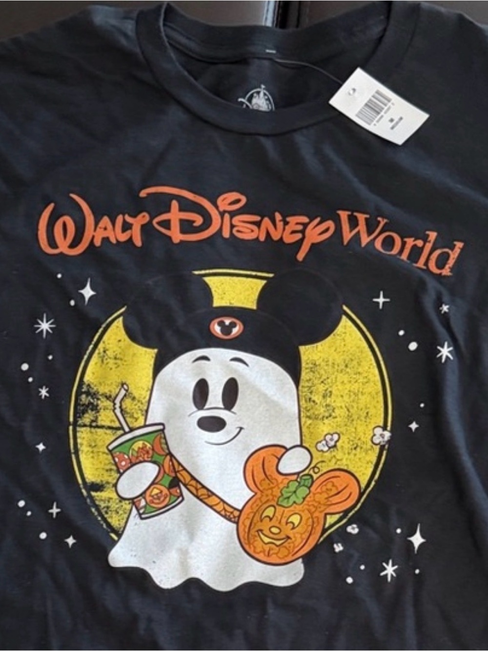 Mickey Mouse Tee Halloween Disney World Unisex Medium T-Shirt Collectible‎ NWT